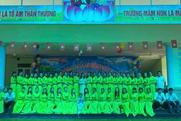 Lễ kỉ niệm 80 năm truyền thống ngành GD và ngày hội đến trường của bé năm học 2025-2026