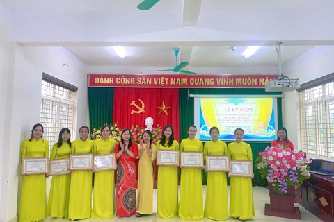 Trường mầm non Đại Hưng tổ chức lễ chào mừng ngày Nhà giáo Việt Nam 20/11